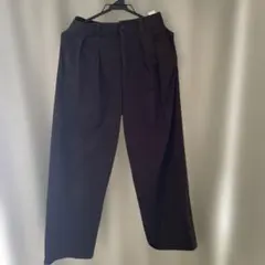 GU インタックワイドパンツ ダークブラウン