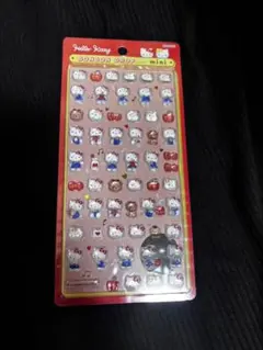 ボンボンドロップシール mini ハローキティ レッド 赤 サンリオ キティ赤