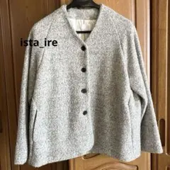 ショートコート ノーカラージャケット