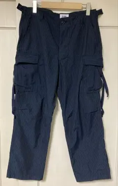 00s PPFM 多装飾 PINSTRIPE WIDE CARGO PT BLK 00s PPFM 多装飾 PINSTRIPE WIDE CARGO PT BLK - メルカリ