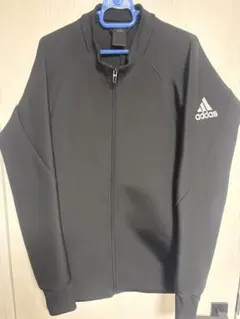 adidas 黒 ジップアップ セットアップ 上下