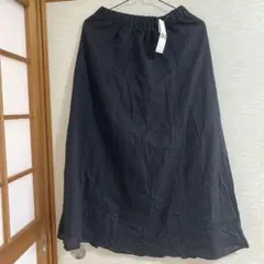 GU ブラック フレアスカート Lサイズ