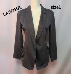 未使用☆LABENUE♡グレー テーラードジャケット ストレッチ素材
