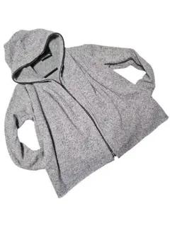 まさみ様専用 Heather ヘザー グレー 変形パーカー裏起毛ボア フルジップ