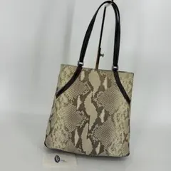 ☆新品未使用☆ペーパームーン☆トートバッグ☆蛇革