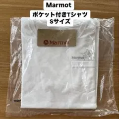 【新品未開封】Marmot（マーモット）ホワイト ポケット付きTシャツ Sサイズのサムネイル