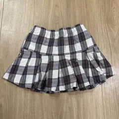 プティマイン　チェックスカート　110