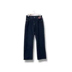 SHEIN ストレートデニムパンツ　ジーンズ　インディゴ　Lサイズ　カジュアル