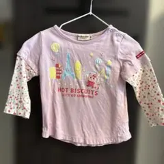 ホットビスケッツ　HOT BISCUITS Tシャツ　ロンT 80 花柄