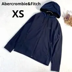 アバクロンビー&フィッチ　フルジップパーカー　ネイビー　XS ユニセックス
