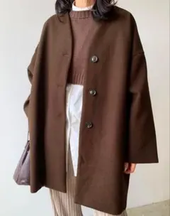 チェスターコート ブラウン
