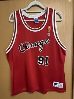 デニスロッドマン　シカゴブルズ　ユニフォーム　美品