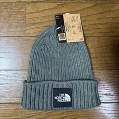 GW限定価格　THE NORTH FACE ニット帽 グレー 新品　キッズ
