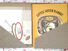英語　絵本『LITTLE SISTER RABBIT』同じ挿絵のレターセット×2
