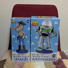 トイ・ストーリー プレミアムフィギュア　ウッディ＆バズ　プライズ品　箱無し