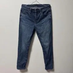 スキニーデニム ダークブルー