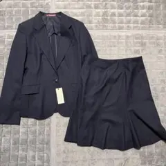 AOKI LES MUES ネイビーストライプ スカートセットアップ