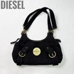 DIESEL Archive Metal Logo Hand Bag Y2K