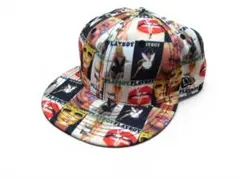 NEW ERA × PLAYBOY 総柄 キャップ 57.7cm ニューエラのサムネイル