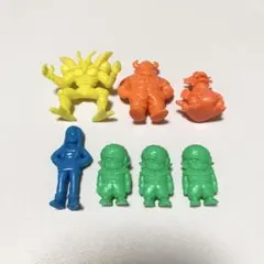 カラフルキャラクター フィギュア6体セット