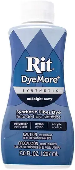 合成繊維用染料 ファブリック染料 ミッドナイト ネイビー 200ml アクリル