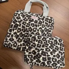 Cath Kidston 花柄マルチバッグとポーチセット
