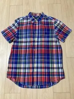 Ralph Lauren 半袖 チェックシャツ ボタンダウン