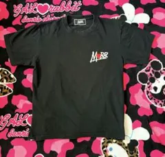 mihara MYne ダメージ加工 カレッジロゴ Tシャツ M ブラック - メルカリ