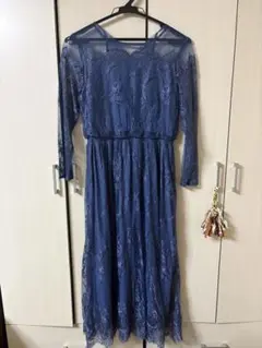 〈結婚式やパーティーに最適〉レース ロングドレス