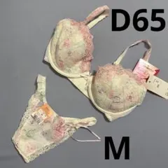 アモスタイル トリンプ ブラD65 TバックショーツM セット ワコール ソング