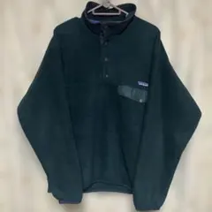90s〜00s patagonia シンチラスナップT Dグリーン