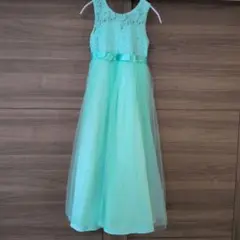ミントグリーン ドレス150cm発表会などに