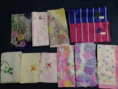 ハンカチ 昭和レトロ 11枚 ブランド入り