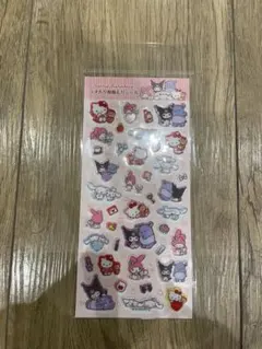 【正規品】ラメ入り樹脂もりシール サンリオ