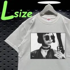 男女兼用 映画 レオン マチルダ tシャツ半袖Tシャツ(白のサムネイル