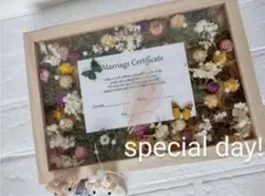 専用ページ　ドライフラワーセレモニーミックス　結婚証明書