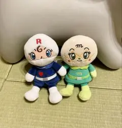 アンパンマン メロンパンナ ロールパンナ ぬいぐるみ ぷりちぃビーンズ
