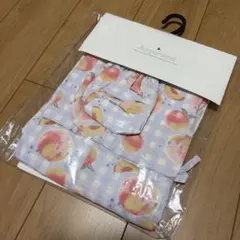 ☺︎90cm★アンパサンド　ベビー浴衣　ピーチデザイン　パープル