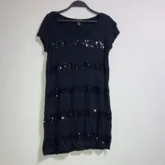 スパンコールシャツ　Mサイズ