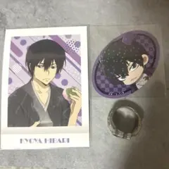 家庭教師ヒットマンREBORN!雲雀恭弥 ステッカーパシャこれ リング3点セット