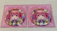 プロセカ はぴこれ 桃井愛莉 箔押し缶バッジ B 2点セット