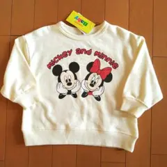 新品 ミッキー & ミニー トレーナー 90