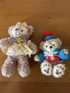 ダッフィー　シェリーメイ　ぬいぐるみ　ストラップ