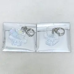 シナモロール 20周年アニバーサリー アクリルキーホルダー シナモンまねっこ