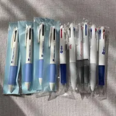 ⓾ 3色製薬会社未開封多色ボールペン 10本セット まとめ売り