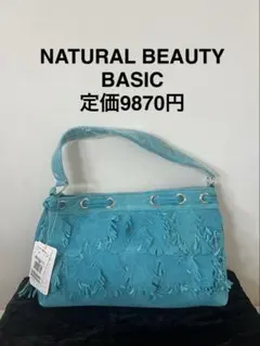 NATURAL BEAUTY BASIC ショルダーバッグ　スウェード　フリンジのサムネイル