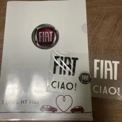 FIAT フィアット クリアファイル ステッカー セット