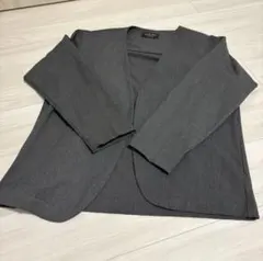 ユナイテッドトウキョウ　ノーカラーコート　Lサイズ　グレー