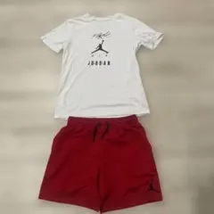 Air Jordan Tシャツと赤バスパンセット約130センチ
