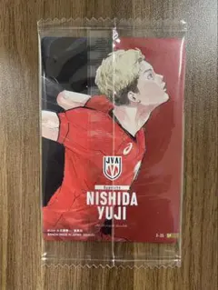 西田有志 バレーボール 男子日本代表 ウエハース カード　SP ハイキュー